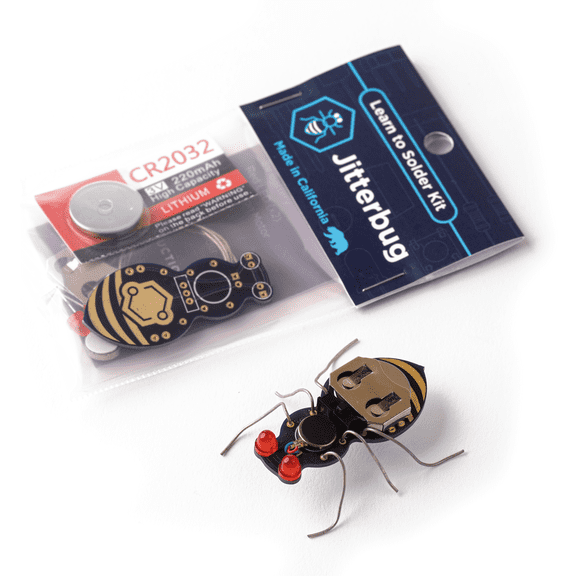 Jitterbug | Learn to Solder Kit | Educational STEM Electronics Kit
