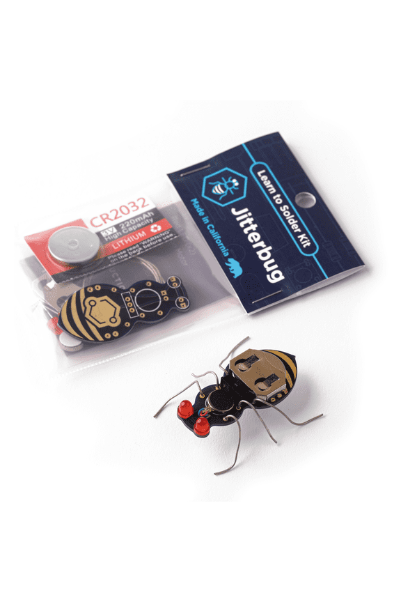 Jitterbug | Learn to Solder Kit | Educational STEM Electronics Kit