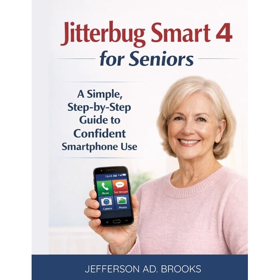 Jitterbug Smart 4 for Seniors: A Simple, Step-by-Step Guide to Confident Smartphone Use, (Paperback)
