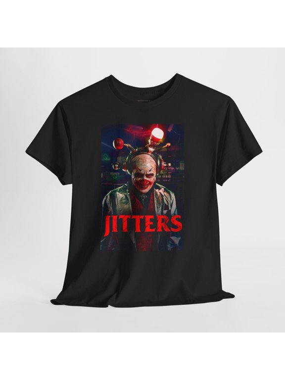 Jitters 2026 Retro Movie Poster Horror Unisex Graphic T-Shirt