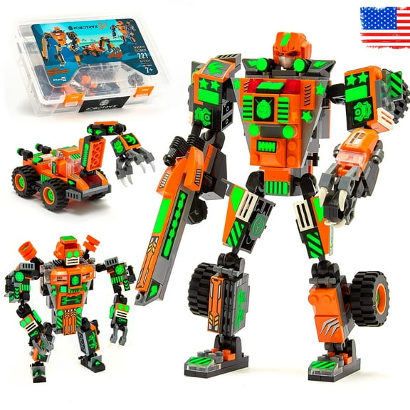 JitteryGit Robot STEM Building Toys for Boys | Gifts for Kids Ages 7 8 9 10 11 12 13 14