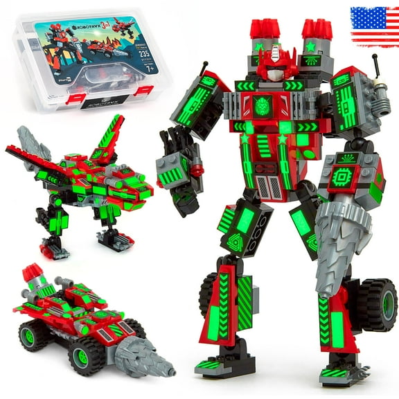 JitteryGit Robot STEM Building Toys for Boys | Christmas Gifts for Kids Ages 7 8 9 10 11 12 13 14