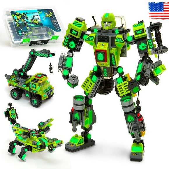 JitteryGit Robot STEM Building Toys for Boys | Christmas Gifts for Kids Ages 7 8 9 10 11 12 13 14
