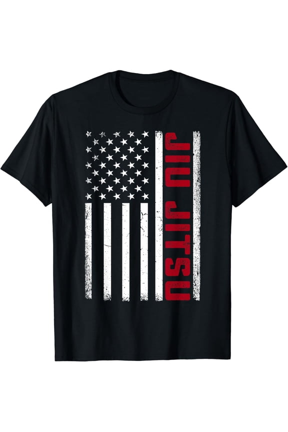 Jiu Jitsu American Flag Brazillian Ju Jitsu Men Women Kids T-Shirt mens t shirt,black,women,funny,misfits,men,journey