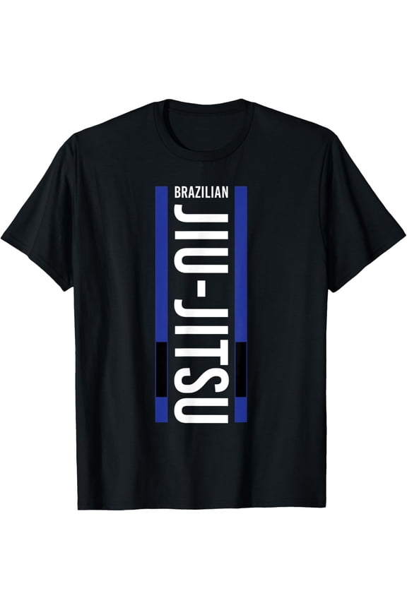 Jiu Jitsu Blue Belt BJJ Gifts MMA Cage Fighter Him Men Women T-Shirt