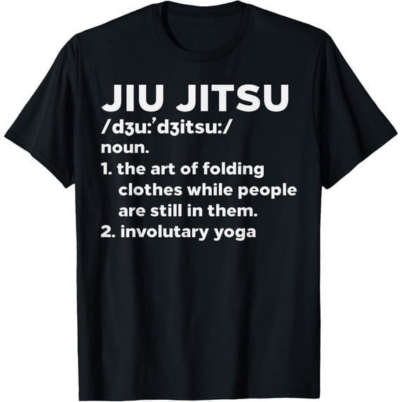 Jiu Jitsu Definition Funny BJJ Brazilian Martial Arts Gift T-Shirt