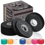 Jiu Jitsu Finger Tape, Rock Climbing Tape, Sports Medical Tape & Athletic Tape for Fingers, Hands, & Toes, 0.3-Inch x 45-feet, 8-Rolls, Black