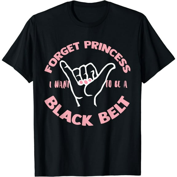 Jiu Jitsu I Want To Be A Black Belt Girls BJJ T-Shirt