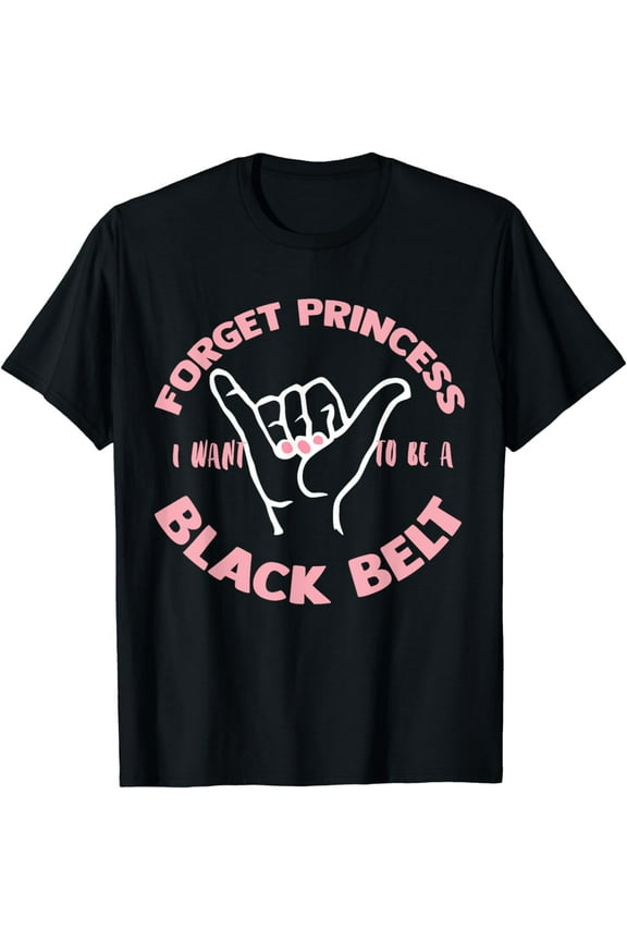 Jiu Jitsu I Want To Be A Black Belt Girls BJJ T-Shirt