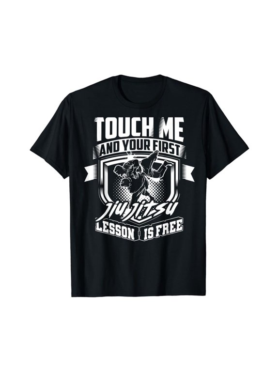 Jiu Jitsu Men First Lesson Is Free T-Shirt BLACK Unisex S-5XL Hot Trending Shirt, Vintage Birthday Gift