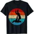 thumbnail image 1 of Jiu Jitsu Player Silhouette Vintage Retro Sunset Funny T-Shirt mens t shirt，black，women，funny，misfits，men，journey, 1 of 4