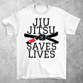 thumbnail image 1 of Jiu Jitsu Saves Lives Graphic Tee, 1 of 7