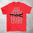thumbnail image 1 of Jiu Jitsu Saves Lives Graphic Tee, 1 of 2