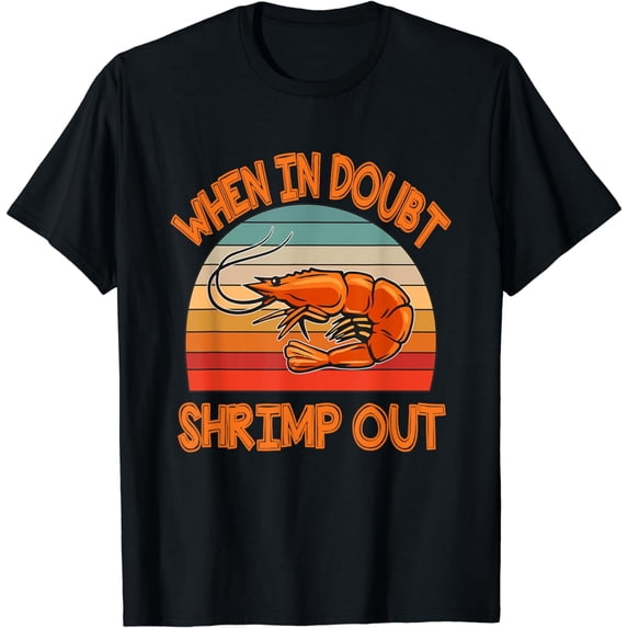 Jiu Jitsu Shirt - When in Doubt Shrimp Out - great BJJ gift T-Shirt
