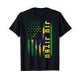 thumbnail image 1 of Jiu Jitsu T-Shirt Brazilian BJJ Brazil United States Flag, 1 of 5