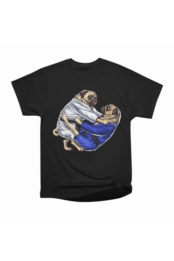 JiuJitsu Pugs T-Shirt Tee Gift For Him Merch For Her Apparel For Friend