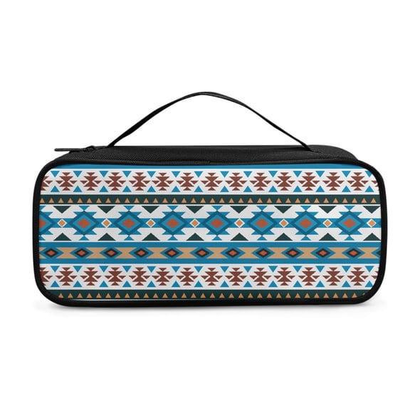Jiueut Aztec Tribal Stethoscope Storage Bag Stethoscope Case Kit for Doctor Storage Zipper Bags for Organizing Lightweight Stethoscope Bag with Carrying Handle