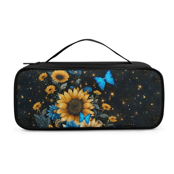 Jiueut Butterfly Sunflower Stethoscope Storage Bag for Nurse Stethoscope Case Kit for Doctor Stethoscope Carrier Bag & Case Stethoscope Case Kit Supplies Stethoscope Bag Soft