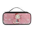 thumbnail image 1 of Jiueut Christmas Axolotl Stethoscope Storage Bag for Doctor Stethoscope Bag for Nurses Stethoscope Bag Holder Storage Bags with Zipper Storage Zipper Bags for Organizing, 1 of 7