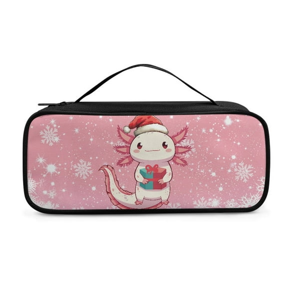 Jiueut Christmas Axolotl Stethoscope Storage Bag for Doctor Stethoscope Bag for Nurses Stethoscope Bag Holder Storage Bags with Zipper Storage Zipper Bags for Organizing