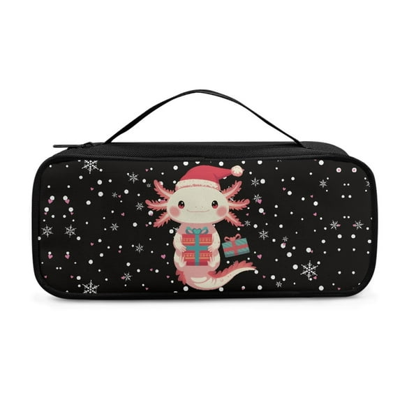 Jiueut Christmas Axolotl Stethoscope Storage Bag for Nurse and Doctor Stethoscope Pouch Bag Stethoscope Cases Stethoscope Bag Soft Storage Zipper Bags for Organizing