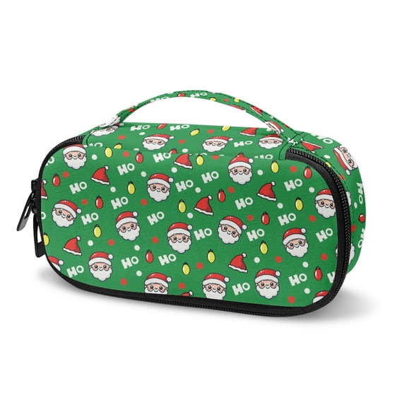 Jiueut Christmas Insulin Storage Bag Santa Claus Insulin Refrigeration Storage Bag Traveling Bag for Medicine Insulin Storage Zipper Bags for Organizing Diabetic Supply Bag