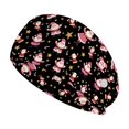 thumbnail image 1 of Jiueut Christmas Nurse Button Headband Santa Claus Medical Assistant Headbands for Women 4 Piece Headbands for Nurses with Buttons for Mask Wide Headbands for Men Sport Headband Sweat, 1 of 7