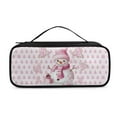 thumbnail image 1 of Jiueut Christmas Snowman Stethoscope Storage Bag Storage Bags with Zipper for Travel Handle Bag with Stethoscope Storage Carrying Bag for Nurse Accessories with Extra Room, 1 of 7