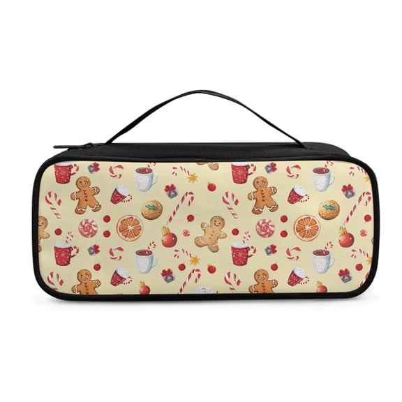 Jiueut Christmas Stethoscope Storage Bag Carrying Case for Stethoscopes Gingerbread Man Nurse Stethoscope Accessories Nurse Stethoscope Accessories Case for Stethoscope