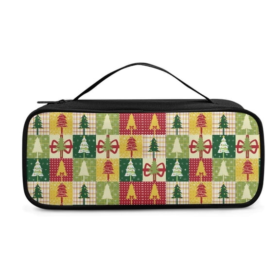 Jiueut Christmas Tree Stethoscope Storage Bag Stethoscope Holder Case Storage Bags with Zipper for Travel Estuche Para Estetoscopio Stethoscope Case Kit for Doctor
