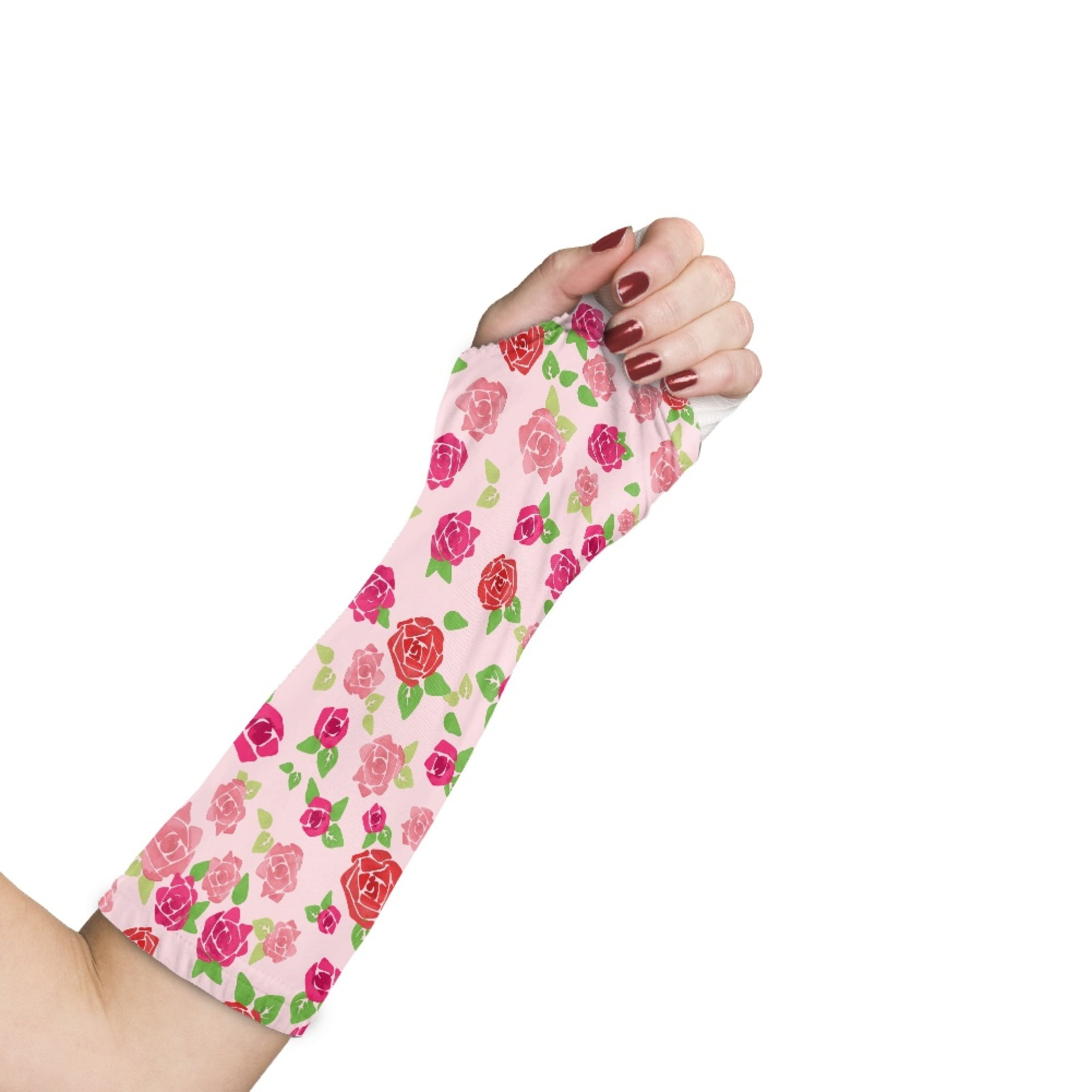 Jiueut Colorful Flower Arm Cast Cover Decorative Arm Plaster Cover with ...