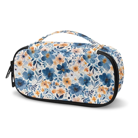 Jiueut Colorful Flower Insulin Storage Bag Pen Insulin Travel Bag for Diabetics Comfortable Small Insulated Bag for Medicine Easy to Carry Diabetic Supply Bag
