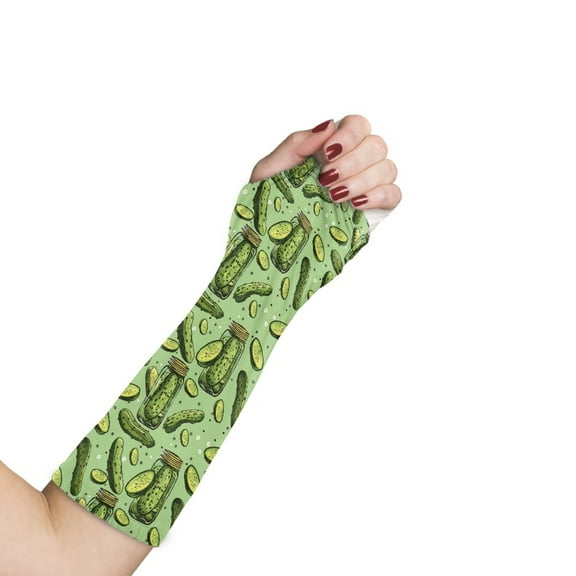 Jiueut Cucumber Arm Cast Cover Arm Wrist Elbow Protection Cover Size M Arm Cast Protector for Shower Kids Waterproof Arm Cast Cover for Shower Hand Cast Cover
