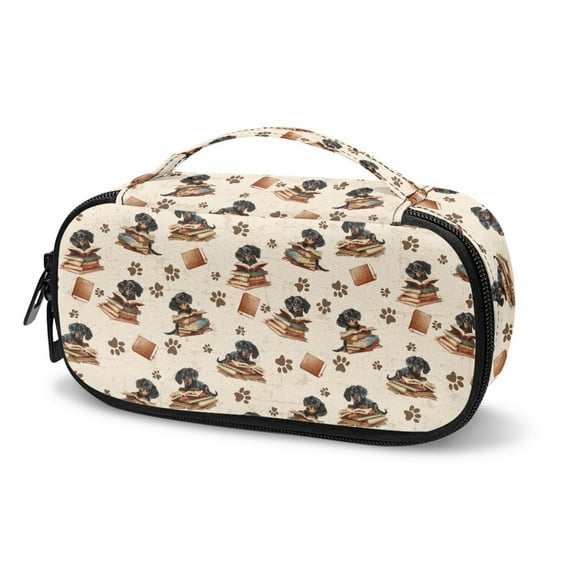 Jiueut Dachshund Insulin Storage Bag Dog Paw Insulin Cooler Bag Cooling Storage Carrying Pouch Storage Bags with Zipper Comfortable Insulin Pocket with Extra Room
