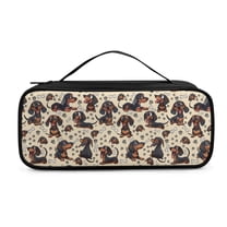 Jiueut Dachshund Stethoscope Storage Bag Dog Paw Stethoscope Case for Nurse and Doctor Stethoscope Bag with Carrying Handle Storage Bags with Zipper Stethoscope Case Organizer