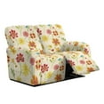 thumbnail image 1 of Jiueut Daisy Flower Print Recliner Cover, Wear Resistant Couch Armchair Covers Non Slip Sofa Slipcover with Elastic Band for Leather Sofas, 1 of 7