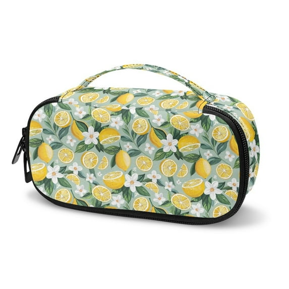 Jiueut Daisy Lemon Insulin Storage Bag Diabetic Care Organizers & Travel Kits Small Insulated Bag for Medicine Insulin Bags for Women Storage Zipper Bags for Organizing