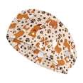 thumbnail image 1 of Jiueut Dog Paw Corgi Nurse Button Headband Nurse Headbands with Buttons for Women 2 Piece Wide Headbands for Girls Non Slip Comfortable Youth Headbands for Sports Boys Football, 1 of 7