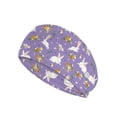 thumbnail image 1 of Jiueut Easter Rabbit Nurse Button Headband Medical Field Headbands for Women Headbands for Masks with Buttons for Nurses 4 Piece Youth Headbands for Sports Boys Football, 1 of 7