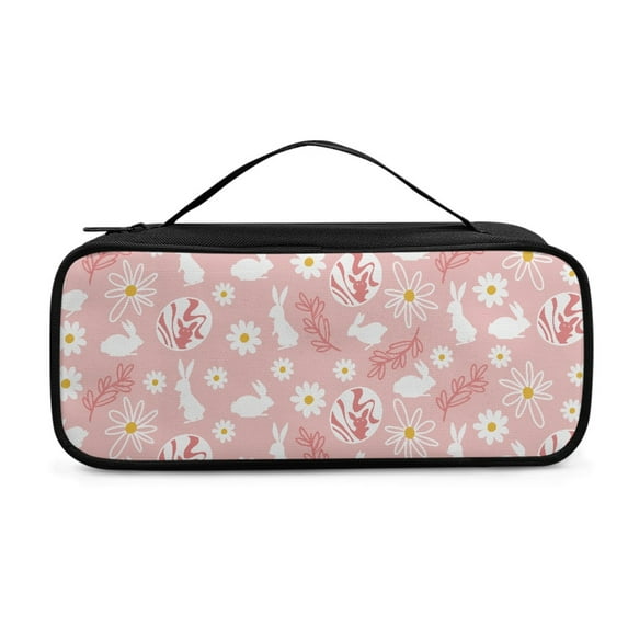 Jiueut Easter Rabbit Stethoscope Storage Bag Floral Stethoscope Case Kit Storage Bags for Moving Holder Case Personalized for Stethoscope Stethoscope Case for Nurse and Doctor