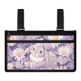 thumbnail image 1 of Jiueut Easter Rabbit Wheelchair Bags to Hang on Side Pouch Wheelchair Side Pouches for Drinks and Glasses for Adults Wheelchair Arm Bag Power Wheelchair Pouch Side Pocket, 1 of 7