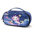 thumbnail image 1 of Jiueut Galaxy Axolotl Insulin Storage Bag Insulin Bags for Women Diabetic Care Organizers & Travel Kits Insulin Pouch for Kids Storage Bags with Zipper Insulin Pocket, 1 of 7