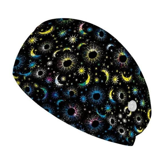 Jiueut Galaxy Star Nurse Button Headband Nurses Headbands for Women with Buttons Medical Assistant Headbands for Women Youth Headbands for Sports Boys Football