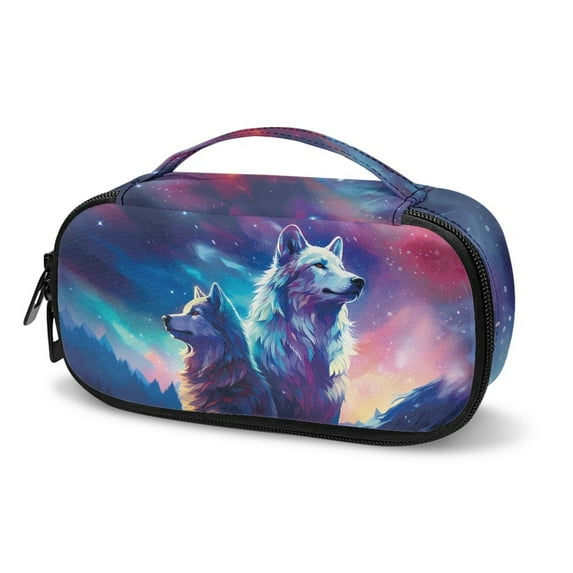Jiueut Galaxy Wolf Insulin Storage Bag Insulin Refrigeration Storage Bag Storage Bags with Zipper Insulin Bags for Men Insulin Pocket with Extra Room Insulin Pouch for Kids