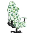 thumbnail image 1 of Jiueut Green Shamrock Beer Pattern Gaming Chair Cover Set of 4, Breathable Rotating Chair Slipcovers High Back Computer Chair Protector with Armrest Covers Saint Patrick's Day Decor, 1 of 7