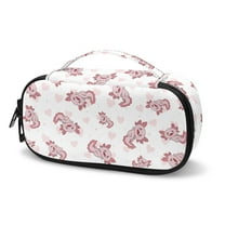 Jiueut Heart Axolotl Insulin Storage Bag Diabetic Care Organizers & Travel Kits Traveling Bag for Medicine Insulin Storage Bags with Zipper Insulin Bags for Women