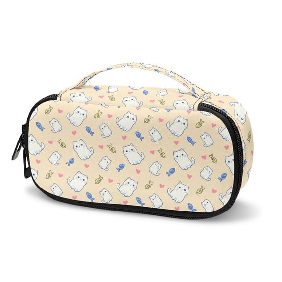 Jiueut Heart Cat Insulin Storage Bag Insulin Refrigeration Storage Bag Insulin Bag for Kids Storage Bags with Zipper for Travel Lightweight Insulin Pocket with Extra Room