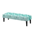 thumbnail image 1 of Jiueut Heart Pattern Dining Bench Cover, Stain Resistant Chair Seat Protector Cover Anti Dust Rectangle Bench Cushion Home Decor Accessorie for Dining Room Living Room Kitchen, 1 of 7
