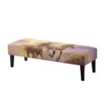 thumbnail image 1 of Jiueut Horse Beach Pattern Dining Room Bench Covers, Machine Washable Bench Seat Protector Cover with Elastic Band Anti Dust Rectangle Seat Cushion Long Chair Seat Cover for Home Hotel, 1 of 7