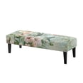 thumbnail image 1 of Jiueut Hummingbird Hibiscus Flower Pattern Dining Bench Slipcover, Wear Resistant Long Bench Seat Slipcover Easy to Clean Rectangle Chair Protection for Living Room Bedroom Kitchen, 1 of 7